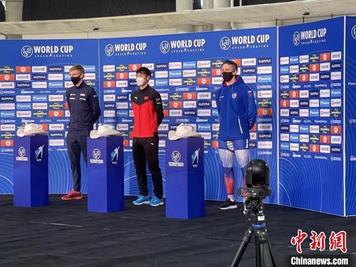 我國速滑在國際大賽上取得的第一個男子1000米金牌?！『邶埥◇w育局提供