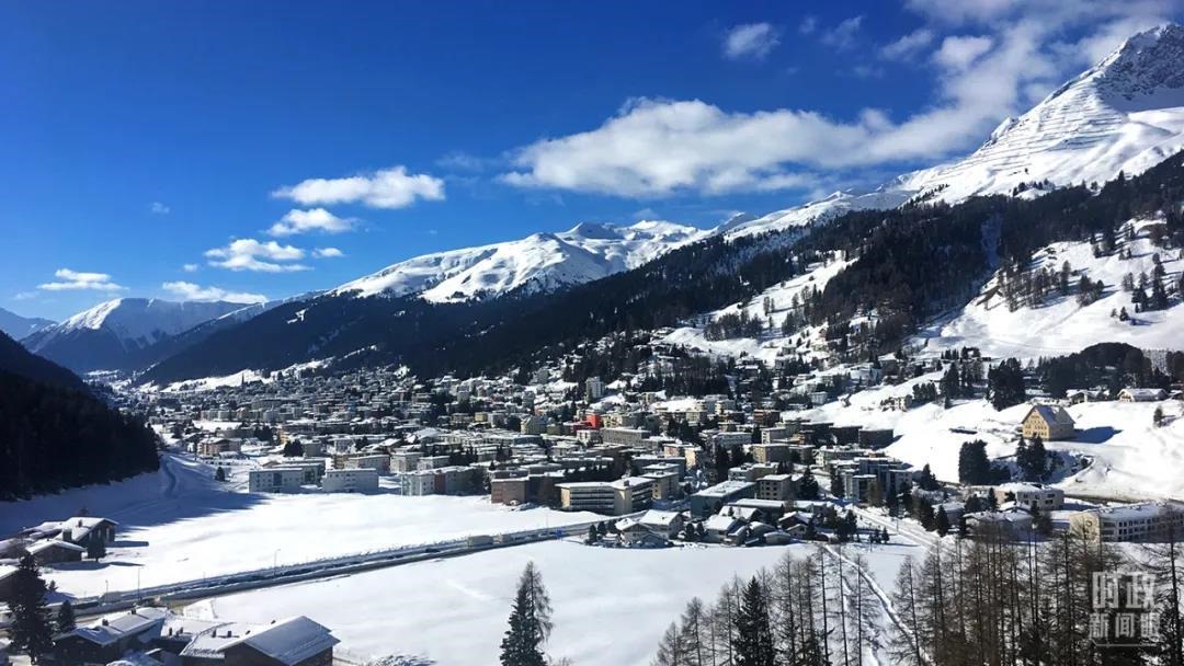 △瑞士，達沃斯小鎮(zhèn)。