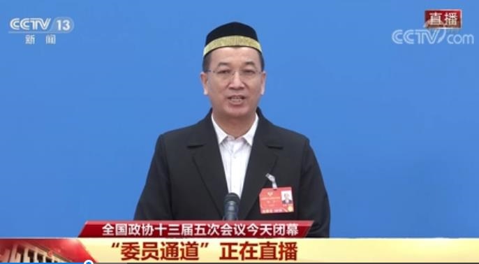 [2022聚焦兩會]委員通道：中國政協雜志中國政協傳媒網記者向楊杰提問