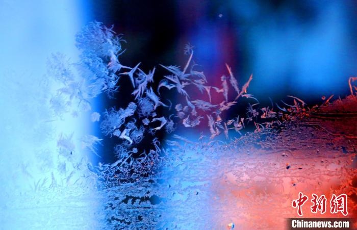 點點冰花像一個個小精靈?！O書程 攝