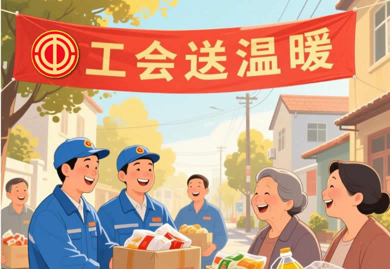 全國總工會慰問組深入內蒙古送溫暖