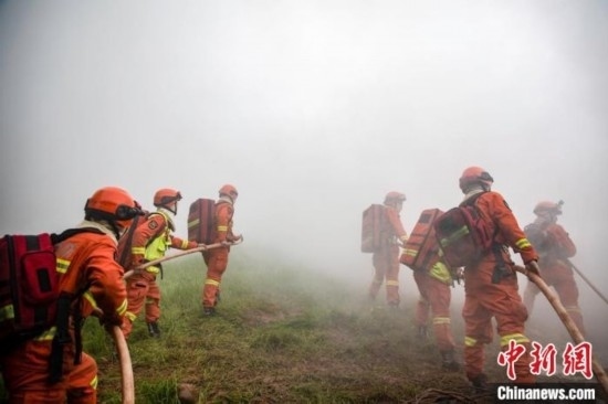 演練現(xiàn)場。瀘州消防供圖