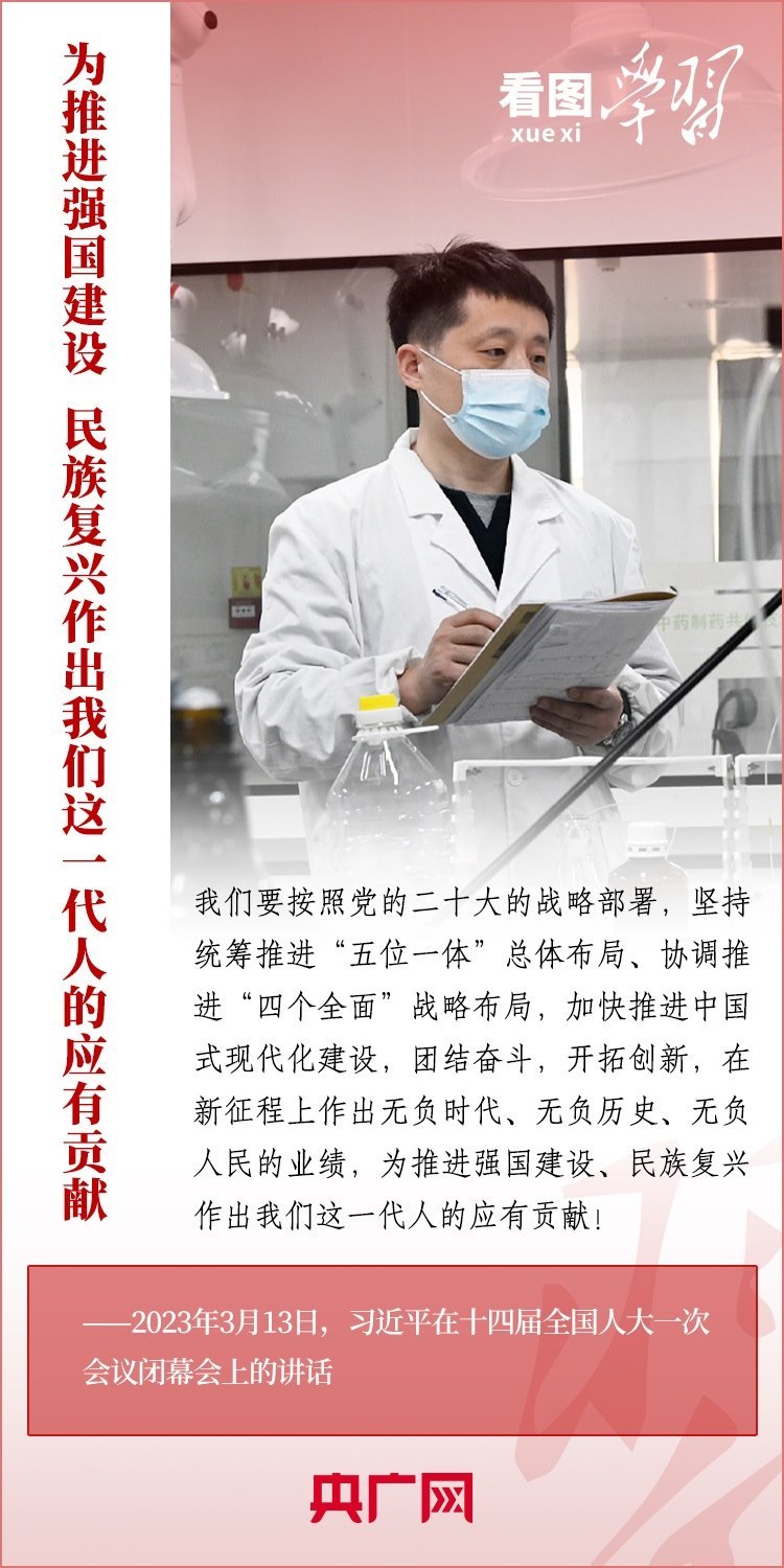 看圖學(xué)習(xí)丨為推進(jìn)強(qiáng)國建設(shè)、民族復(fù)興作出我們這一代人的應(yīng)有貢獻(xiàn)