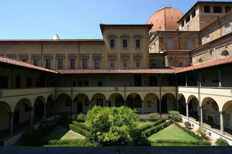 意大利美第奇洛倫佐圖書館。美第奇洛倫佐圖書館供圖