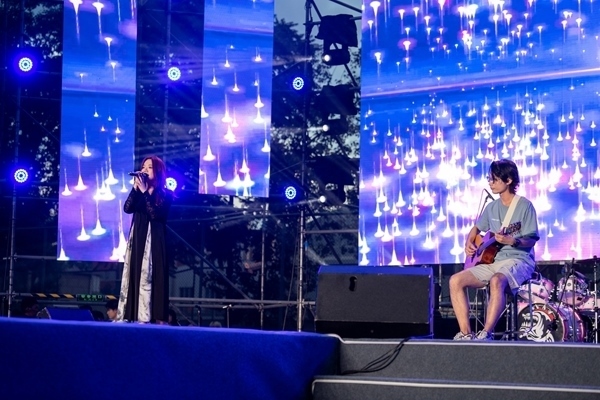 歌會(huì)現(xiàn)場(chǎng)。人民網(wǎng)記者 翁奇羽攝