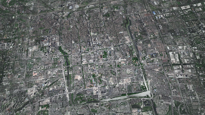 平江歷史文化街區(qū)現(xiàn)存整體布局與宋代《平江圖》基本一致。