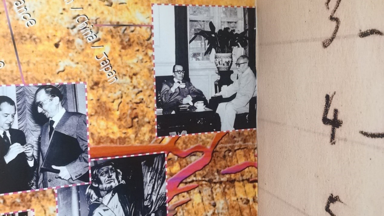 1957年，卡贊扎基斯第二次訪問中國，期間與作家茅盾進(jìn)行交流。人民網(wǎng)記者 葛泰佚攝