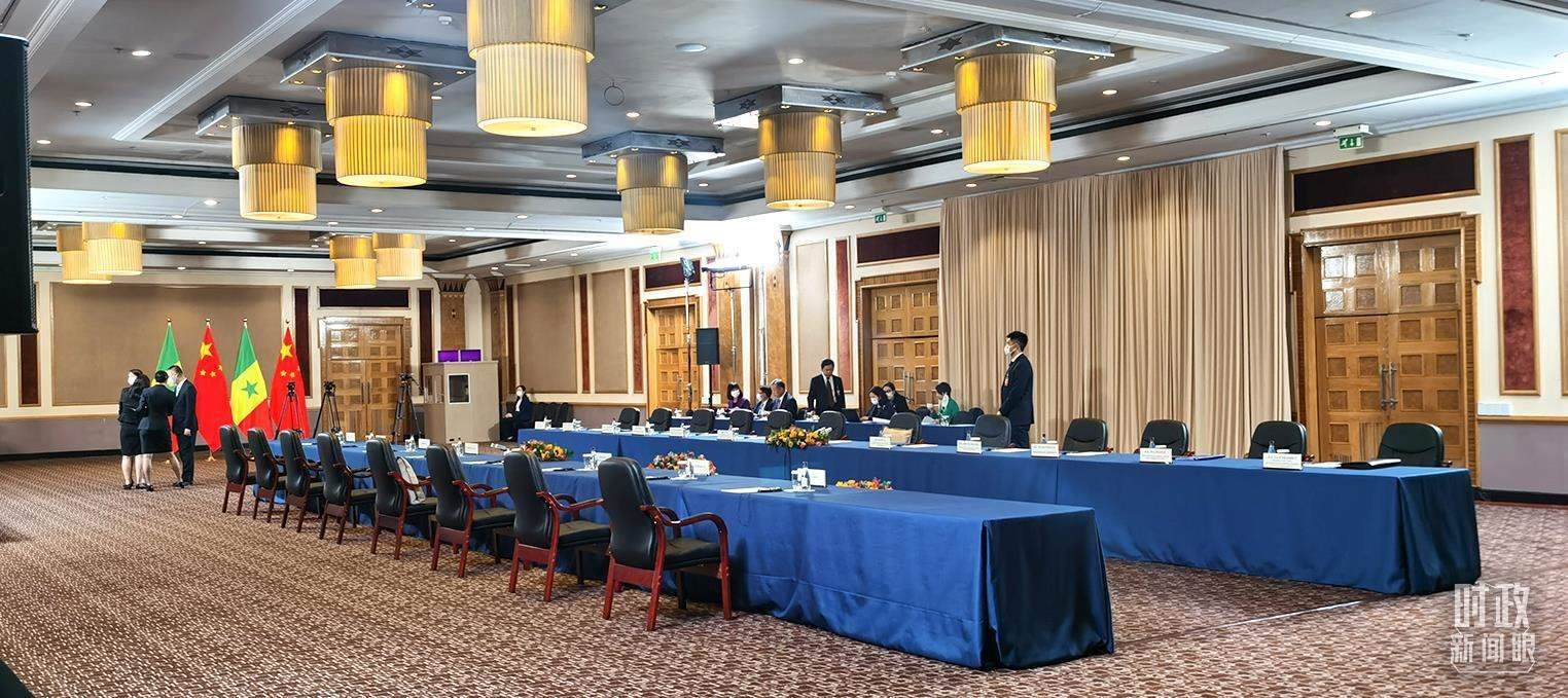 △23日下午，4場會見在這里舉行。（總臺央視記者郭鴻拍攝）