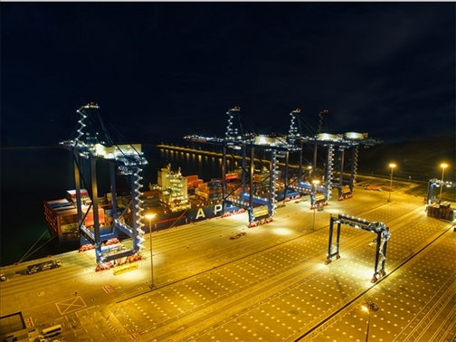 萊基港實行7×24小時裝卸作業(yè)機制。受訪者供圖