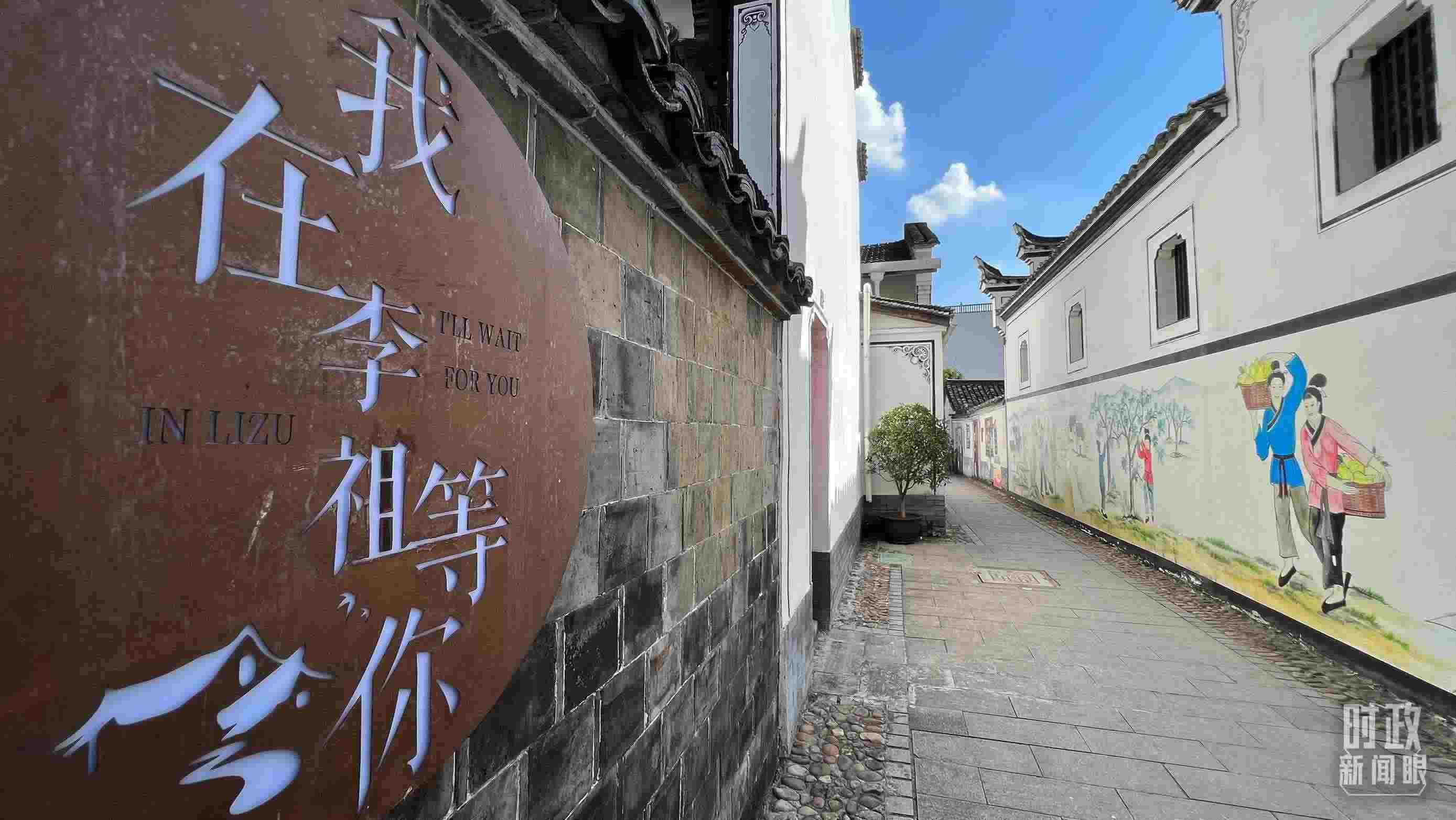 △村內(nèi)干凈整潔的小巷子。（總臺(tái)央視記者李煒拍攝）