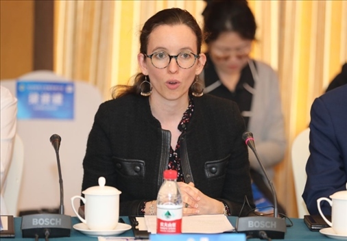 法國駐華大使館公使銜參贊白美燕致辭。主辦方供圖