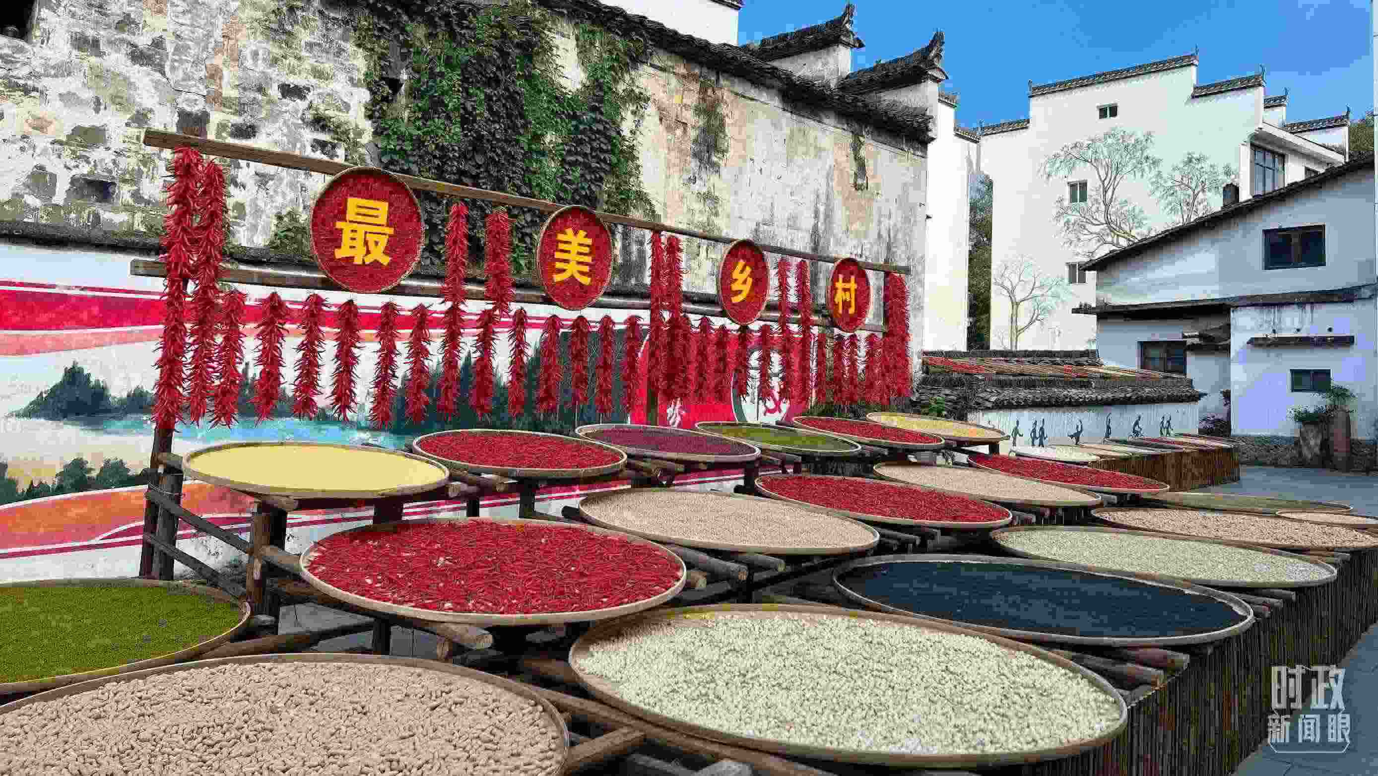 △婺源縣秋口鎮(zhèn)王村石門自然村。（總臺央視記者程鋮拍攝）