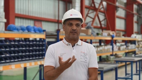 穆罕默德·沙欣接受人民網記者采訪