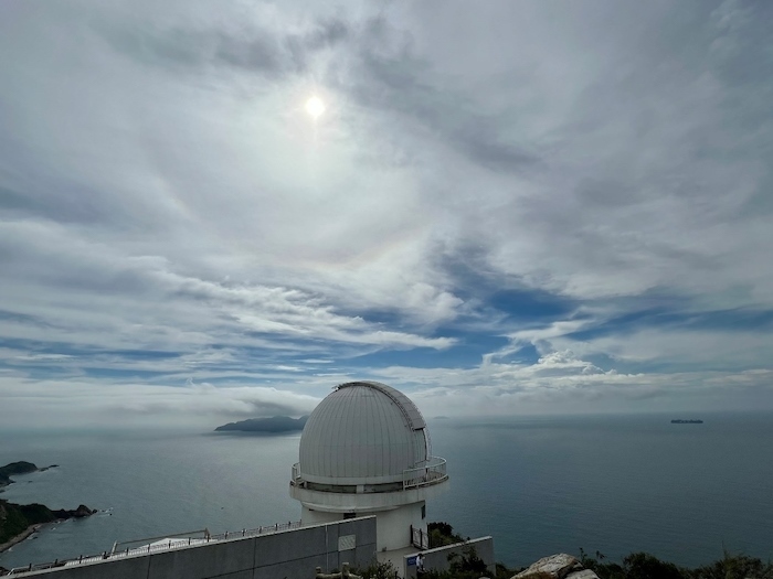 天文樓太陽(yáng)望遠(yuǎn)鏡圓頂。人民網(wǎng)高清揚(yáng)攝