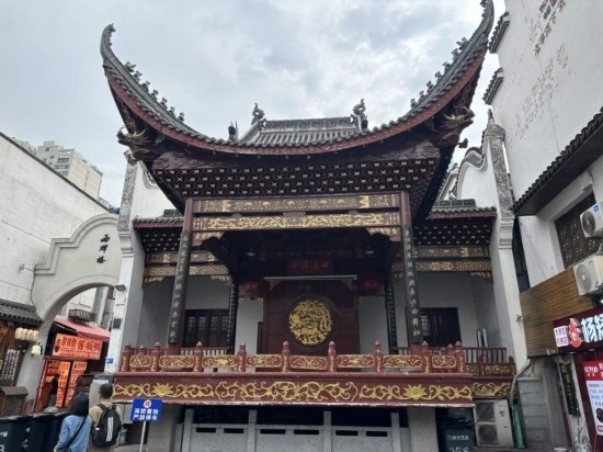 10月25日，長沙太平老街一角。（本報記者 劉書文攝）