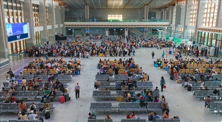 大量旅客乘坐中老鐵路出行。主辦方供圖