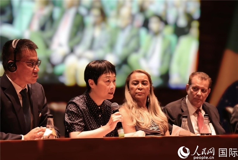 田敏出席論壇開幕式并致辭。人民網(wǎng)記者 時(shí)元皓攝