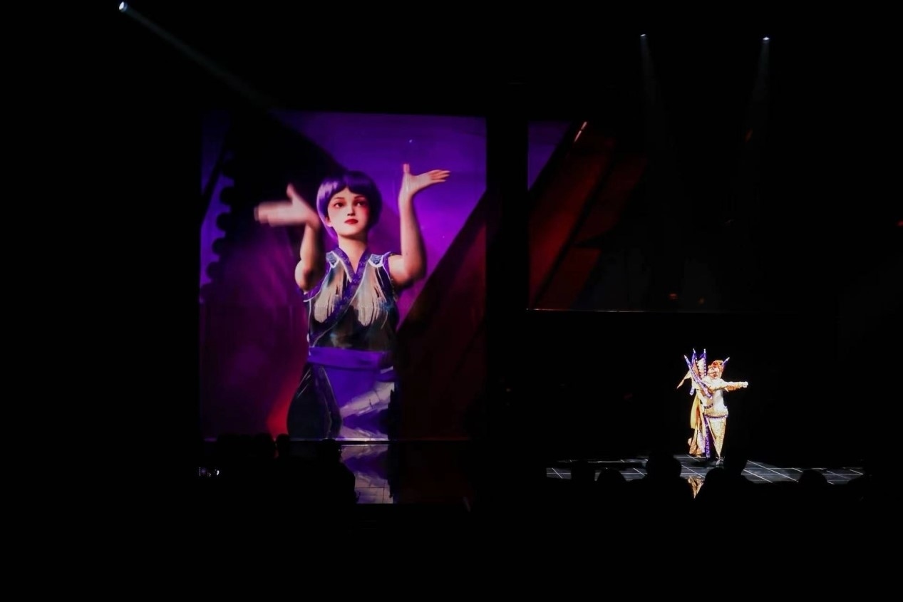 跨次元表演《新定軍山》。主辦方供圖