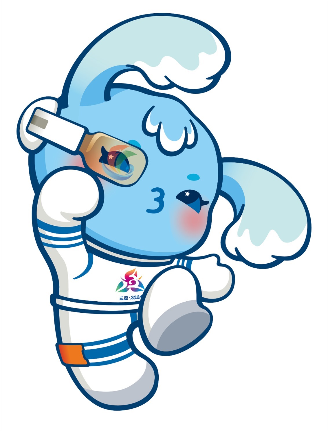 第十二屆全國少數(shù)民族傳統(tǒng)體育運動會吉祥物“吉貝”。第十二屆全國少數(shù)民族傳統(tǒng)體育運動會組委會供圖