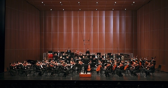 音樂會(huì)現(xiàn)場。學(xué)校供圖