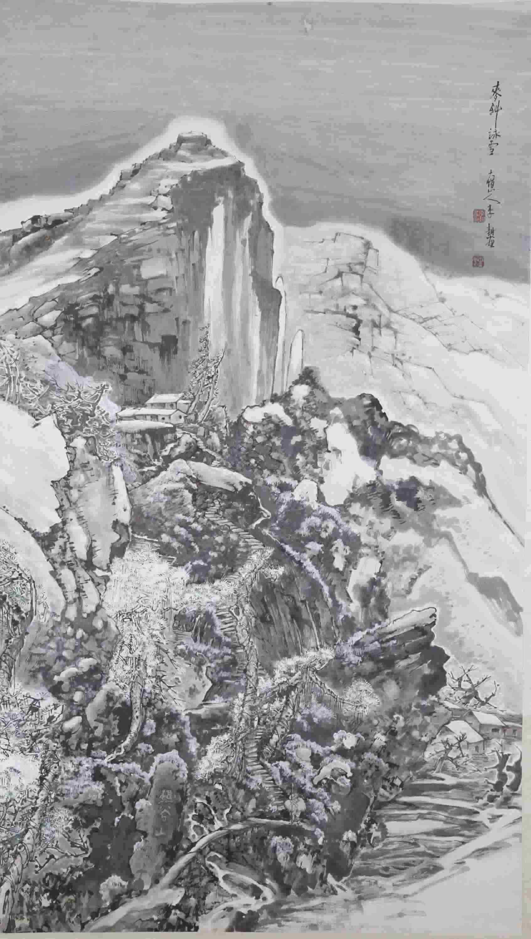 李耕畫作。(仙游縣博物館供圖)