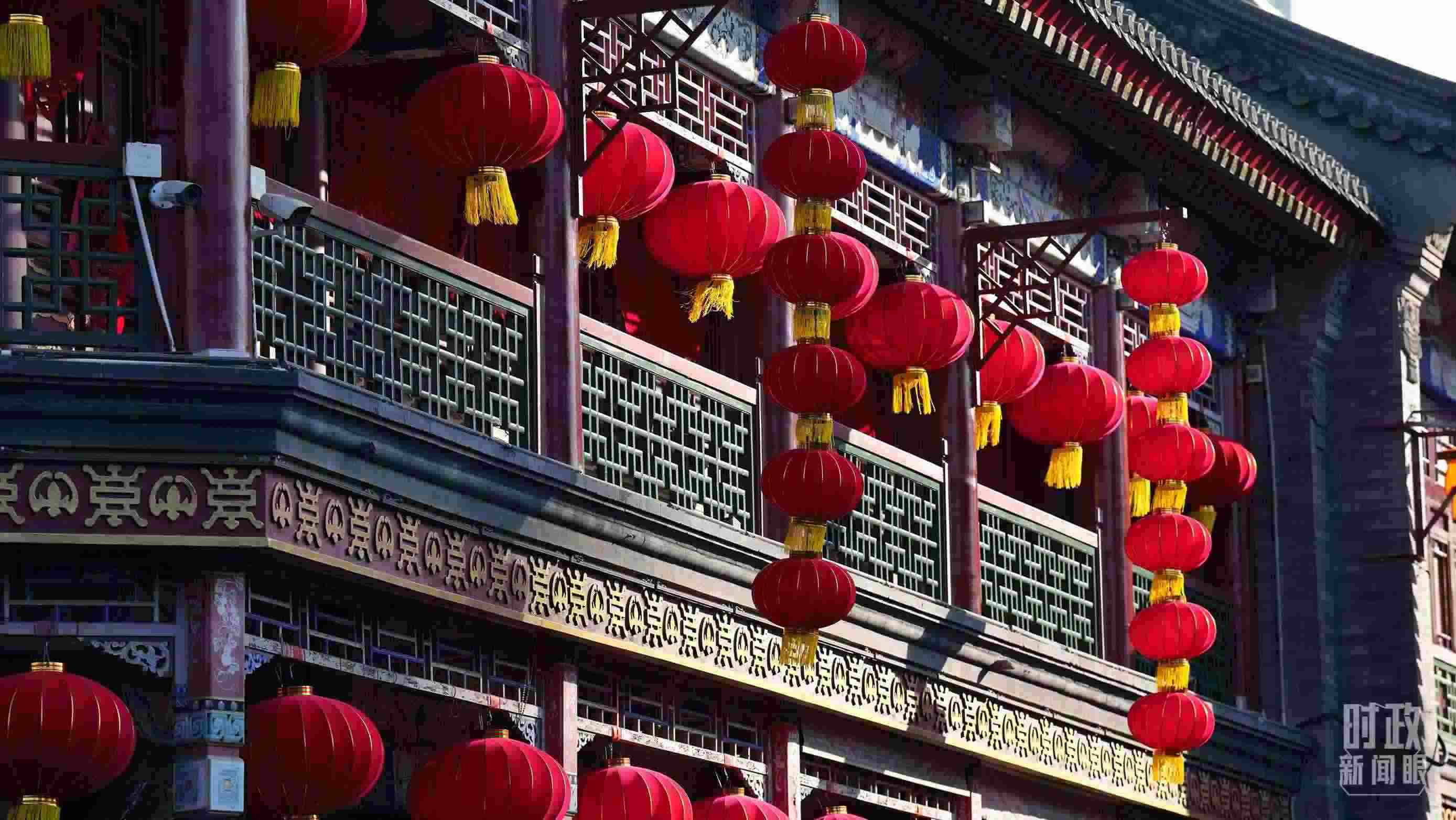 △天津古文化街。（總臺國廣記者李晉拍攝）