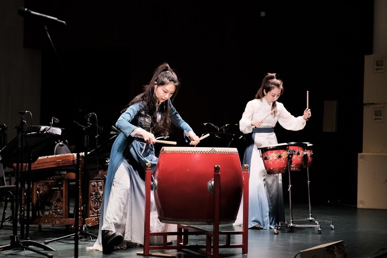 2024“歡樂(lè)春節(jié)”新春民族音樂(lè)會(huì)演出現(xiàn)場(chǎng)。于子恒攝