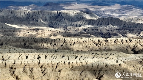 西藏阿里地區(qū)札達(dá)土林國家地質(zhì)公園。人民網(wǎng)記者 次仁羅布攝