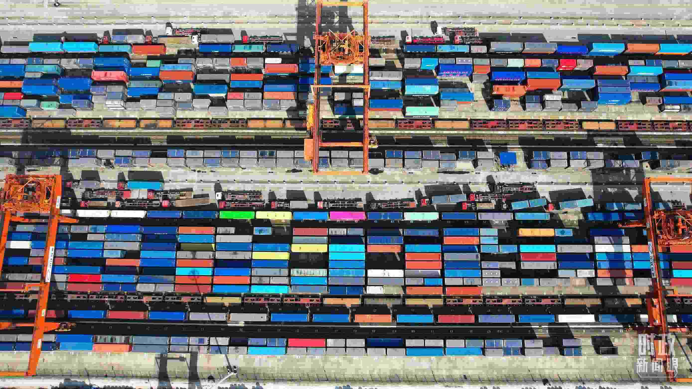 △重慶國際物流樞紐園區(qū)。（總臺記者楊洋拍攝）