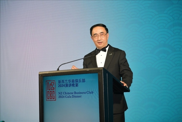 新西蘭華商俱樂(lè)部和華商聯(lián)合總會(huì)主席楊健。主辦方供圖