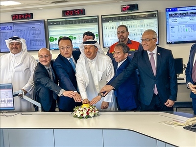 圖為燃機點火儀式,主辦方供圖