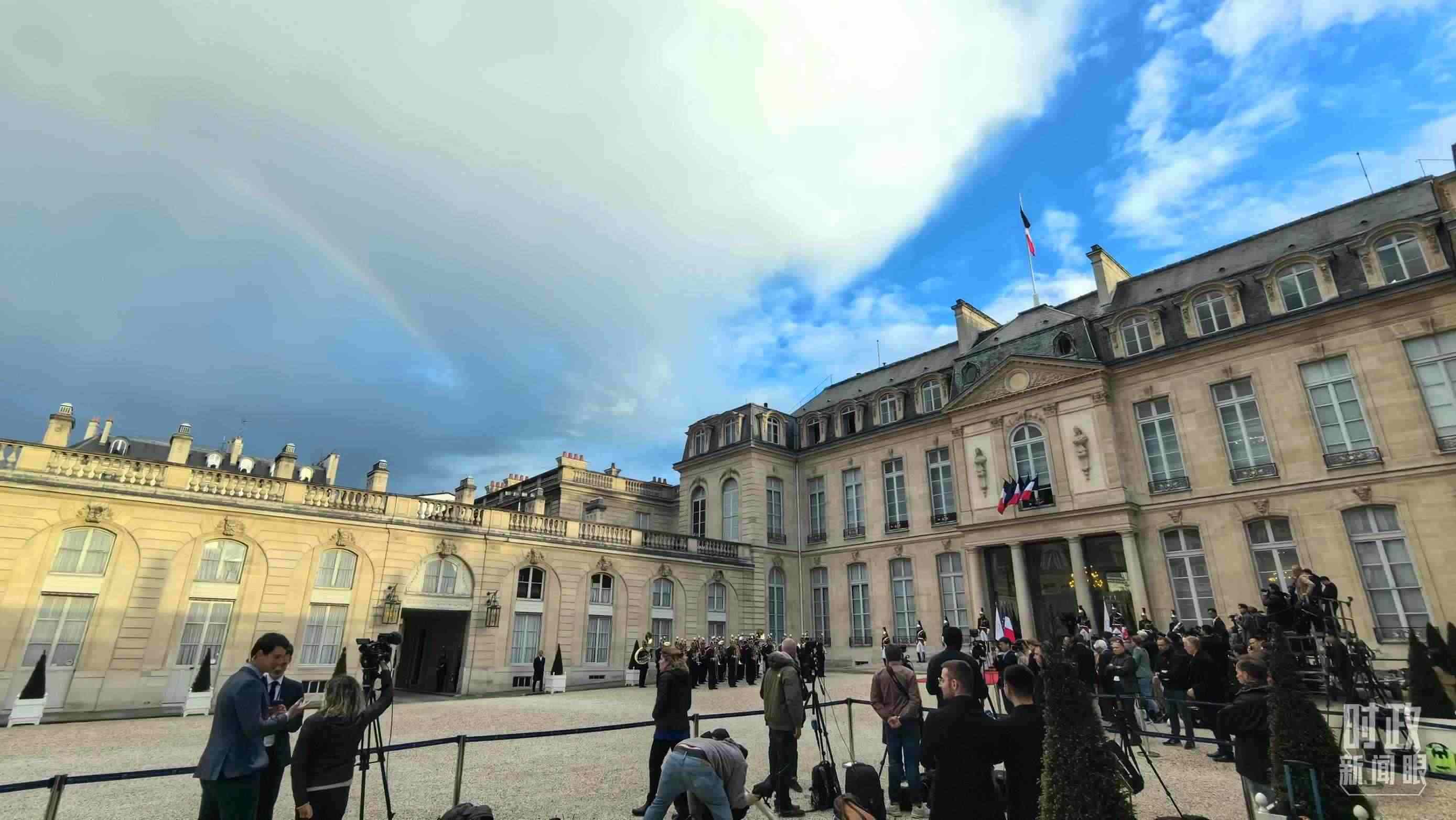 △愛麗舍宮。（總臺央視記者馬超拍攝）