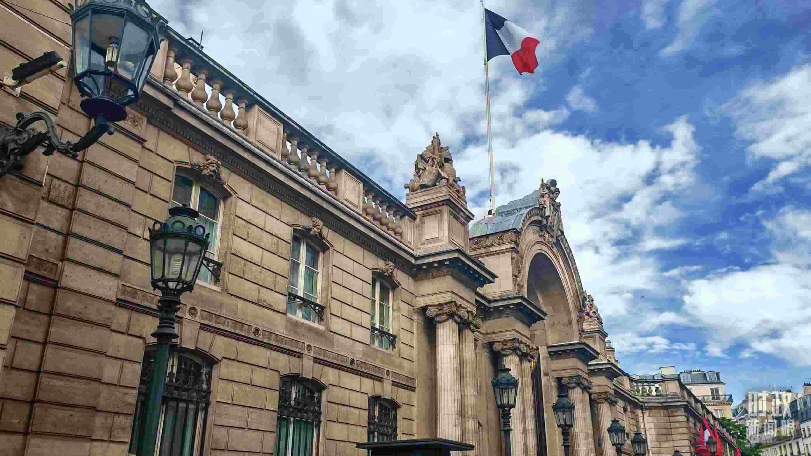 △愛麗舍宮。（總臺央視記者劉琦拍攝）