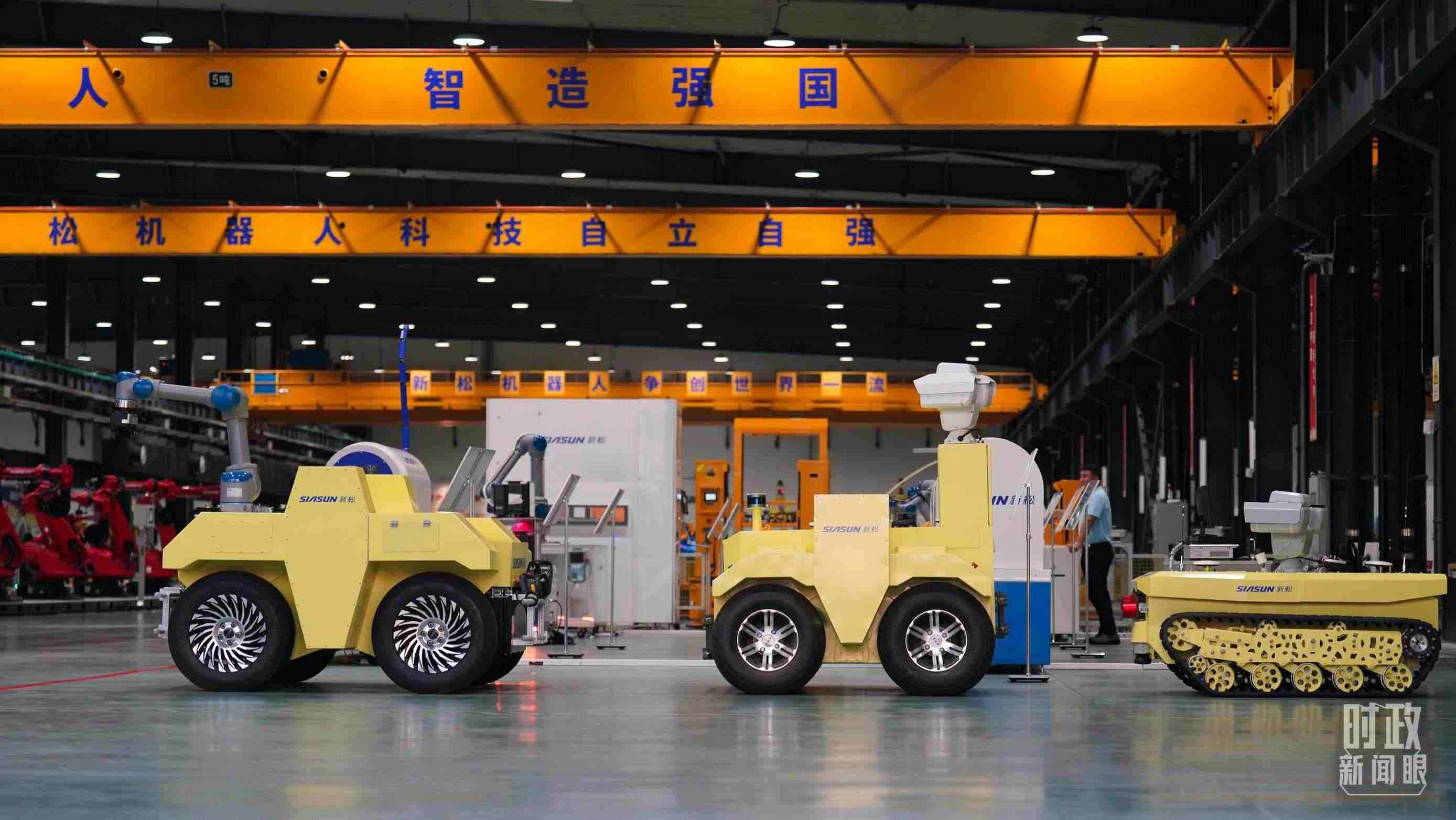 沈陽新松機(jī)器人自動化股份有限公司車間。2022年，習(xí)近平考察這家企業(yè)，強(qiáng)調(diào)必須走自主創(chuàng)新之路。（總臺國廣記者李晉拍攝）