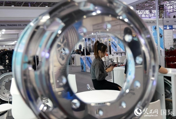 展會場景。人民網(wǎng)記者 管克江攝