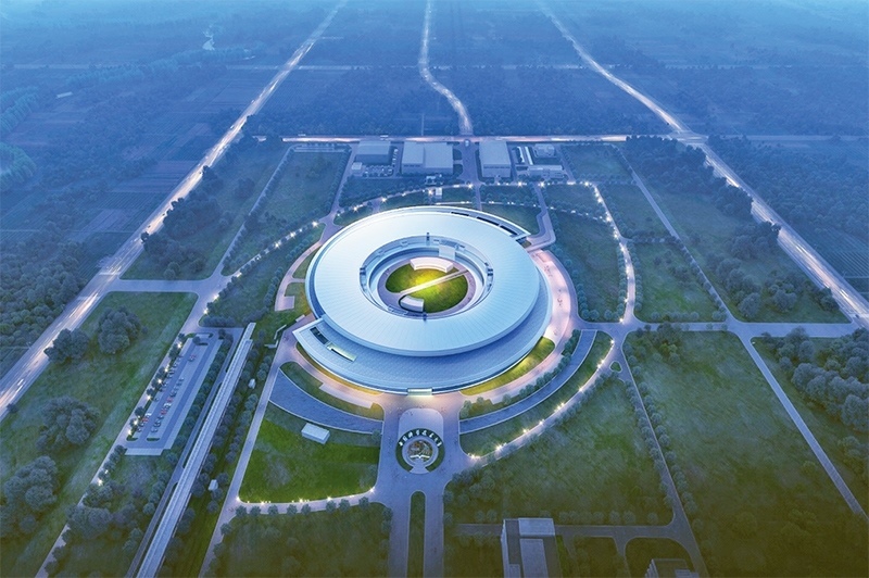 近年來，長三角各省市牢牢把握高質量發(fā)展這個首要任務，因地制宜培育和發(fā)展新質生產力，朝著世界級城市群目標邁進。圖為第四代大科學裝置“合肥先進光源”的效果圖（資料圖片）。 新華社發(fā)（中國科學技術大學國家同步輻射實驗室供圖）