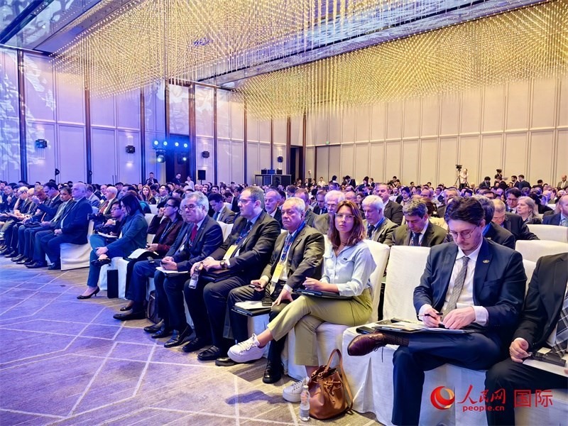 中國—巴西商業(yè)研討會(huì)現(xiàn)場(chǎng)。人民網(wǎng)記者 符園園攝