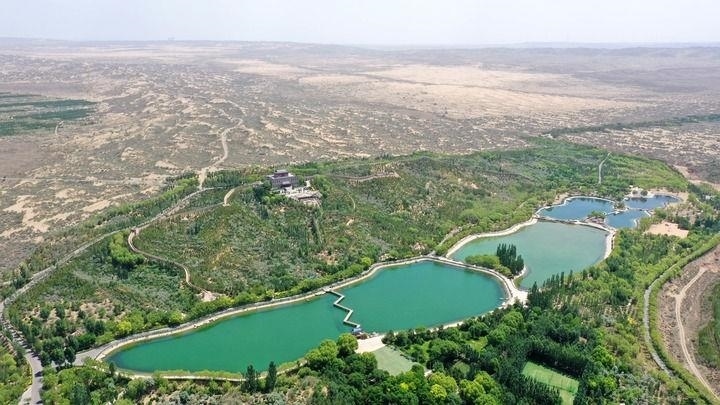 △2023年6月7日，寧夏靈武市白芨灘國家級自然保護區(qū)。