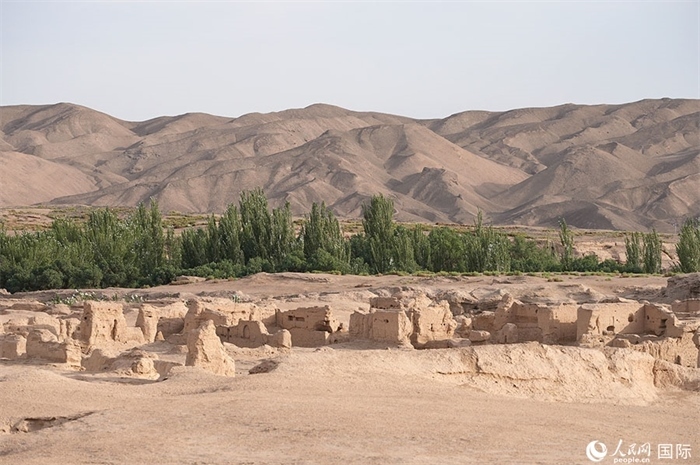 交河故城。人民網(wǎng)記者 張麗婭攝