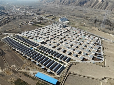 這是2020年11月6日拍攝的班彥新村全貌（無人機(jī)照片）。新華社記者 戴天放 攝