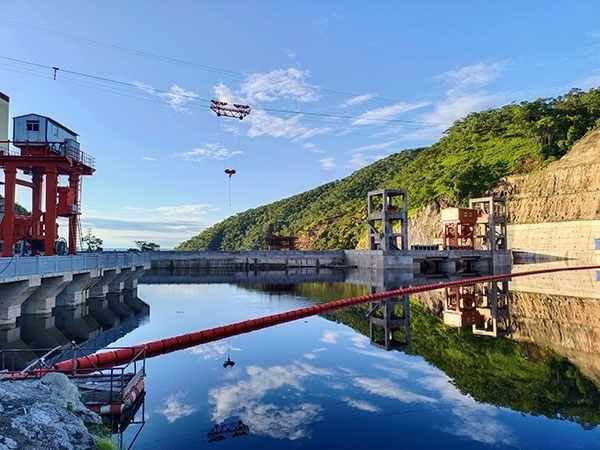 剛果（金）布桑加水電站水庫(kù)。中鐵資源集團(tuán)供圖