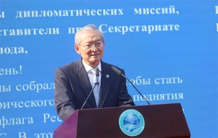 上合組織秘書長張明出席活動并致辭。主辦方供圖