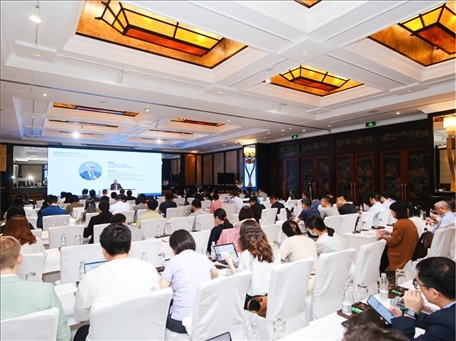 7月11日，由華陽海洋研究中心、中國南海研究院、中國國際法學會聯合撰寫的《南海仲裁案裁決再批駁》報告在北京發(fā)布。華陽海洋研究中心供圖