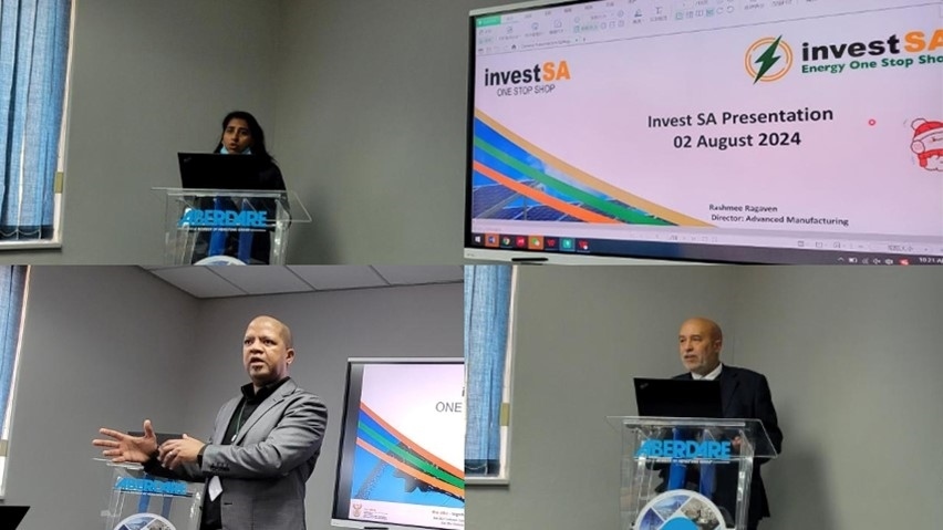 南非貿(mào)工部官員主旨演講。南中經(jīng)貿(mào)協(xié)會供圖