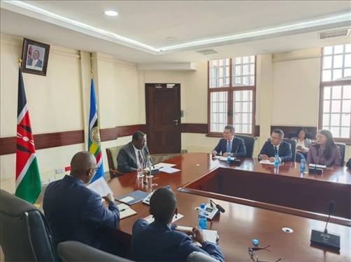 （座談會現(xiàn)場。駐肯使館供圖）