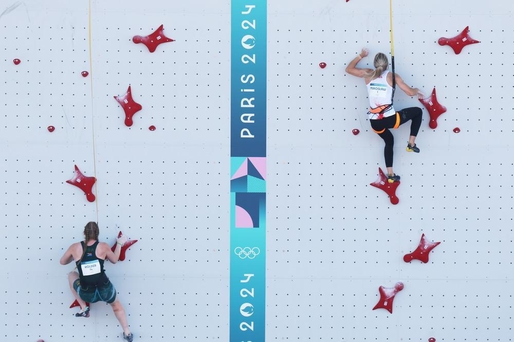 攀巖“攀”進(jìn)奧運(yùn)會(huì) 圖片來(lái)源:新華社