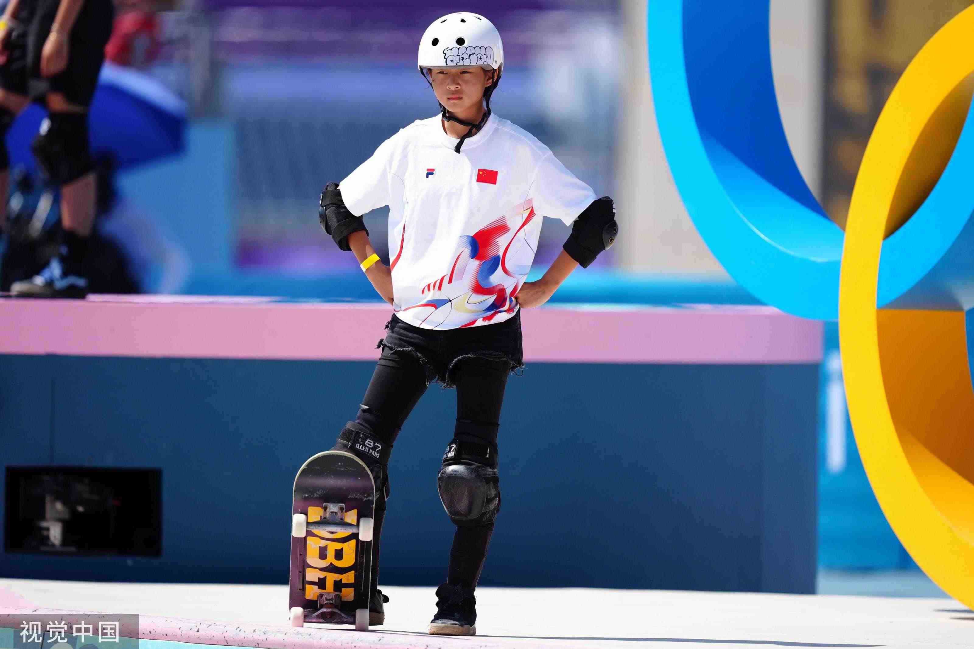 11歲的鄭好好出戰(zhàn)奧運(yùn)會(huì) 圖片來(lái)源:視覺(jué)中國(guó)