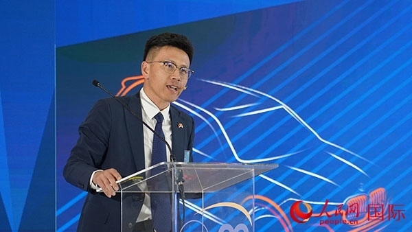 延鋒彼歐南非公司總經(jīng)理張?chǎng)沃罗o。人民網(wǎng) 張茜攝