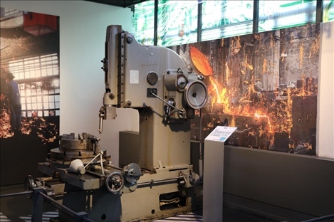 天水工業(yè)博物館內(nèi)景。新華社記者 馬莎 攝