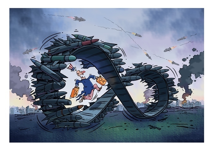 漫畫作者：馬宏亮（人民網(wǎng)版權(quán)圖片，未經(jīng)授權(quán)請勿轉(zhuǎn)載。）